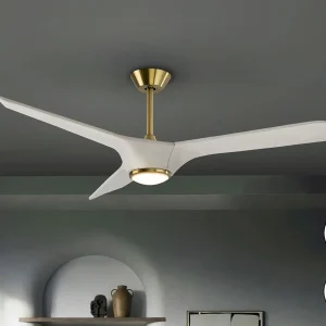Alisios- Ventilador Blanco-Bronce D152