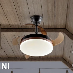 Vento Mini-Ventilador Negro D40/90 Dim