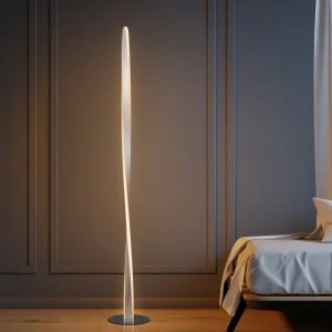 Lámpara de Piso Escultórica Helice LED