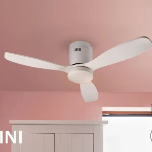 Siroco Mini-Ventilador Blanco Dim
