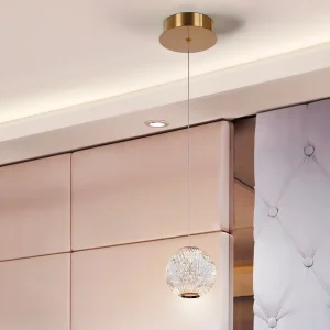 Lampara 1L Led Austral Oro Ø12