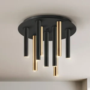 Plafon Varas Oro/Negro 9L