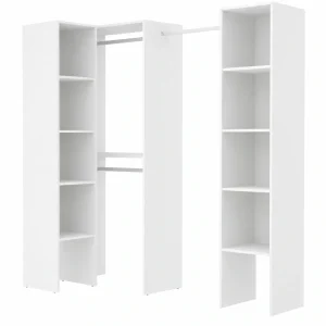 Armario Vestidor Rinconero Blanco RIMOBEL - 185x226x80 cm