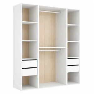 Conjunto de Armario Vestidor con Trasera Reversible de DEKIT por RIMOBEL
