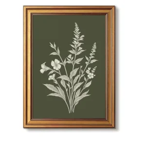 Cuadro Decorativo Verde Floral