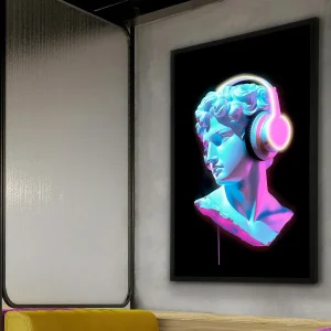 Busto Color-Cuadro Luz Led 80X120