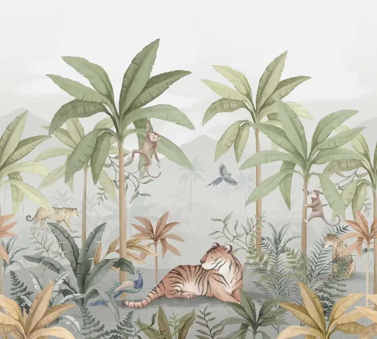WILD JUNGLE MURAL-6945 - Imagen 2