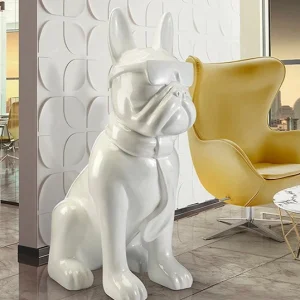 Bulldog Frances-Fig Grande Blanca