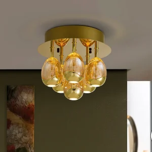 Rocio- Plafon 6L Oro Dimable