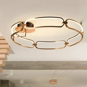 Colette-Plafon Led Ø80 Oro Rosa