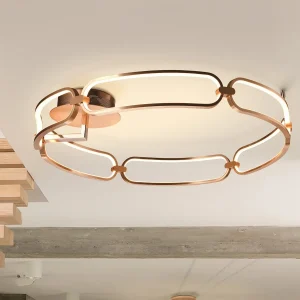 Colette-Plafon Led Ø80 Oro Rosa Dim