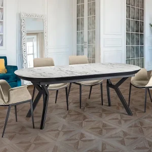 Antea -Mesa Comedor- T Marmol Blanco