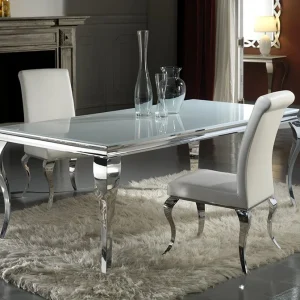 Mesa Comedor  Barroque  Acero Inox.