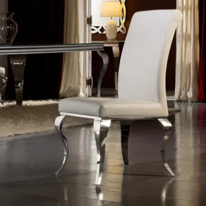 Silla  Barroque  Acero Blanca