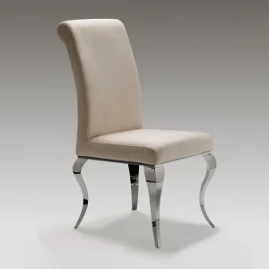 Silla  Barroque  Acero Beige