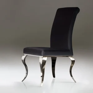 Silla  Barroque  Acero Negra