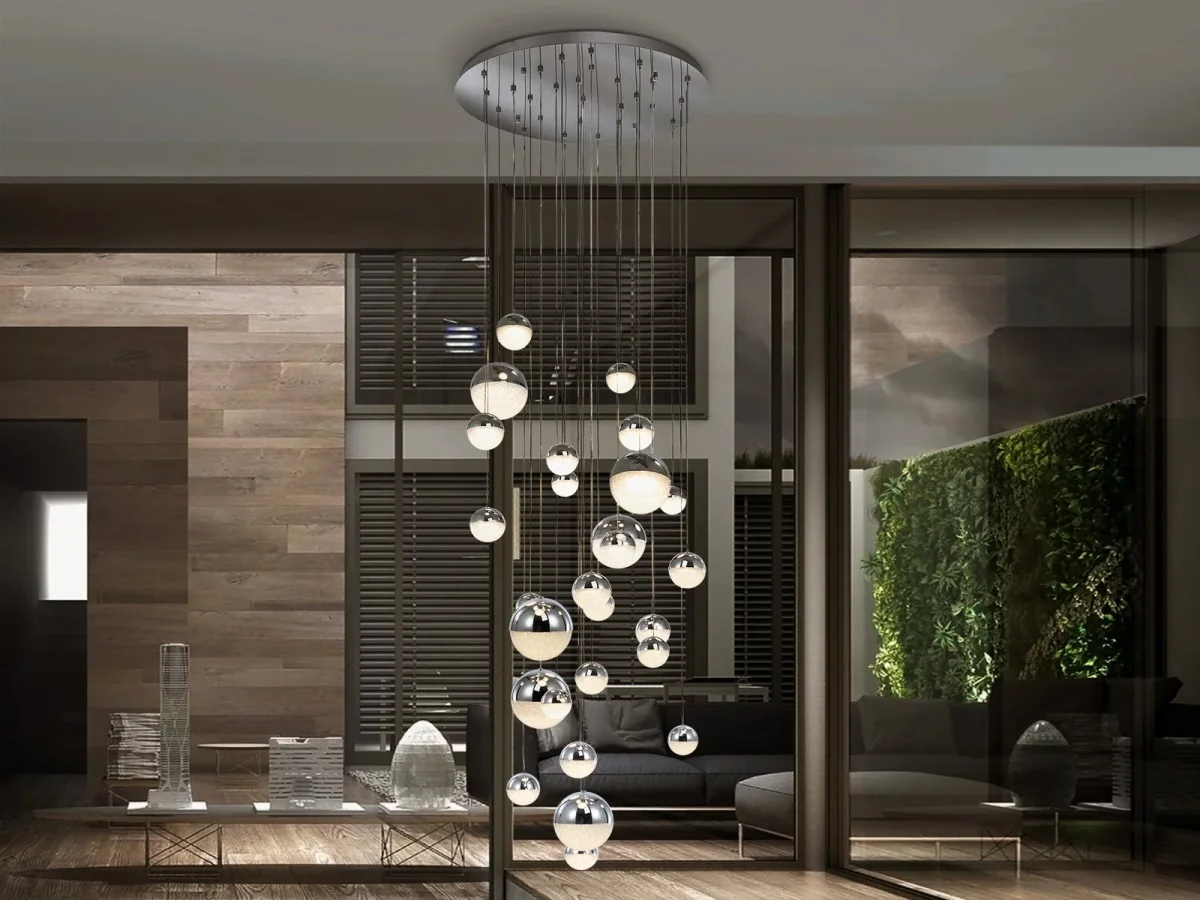 Gran Lamp Sphere Ø80 27L Cromo Cct