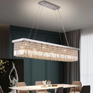 Lámpara Colgante Chandelier de Cristal Moderna