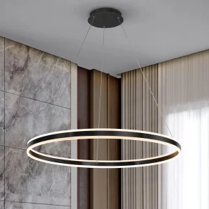 Helia - Lampara Led Negro Mate 100D