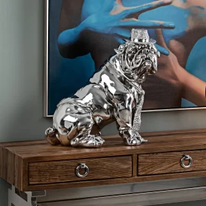 Figura Med. Bull Dog  Cromo