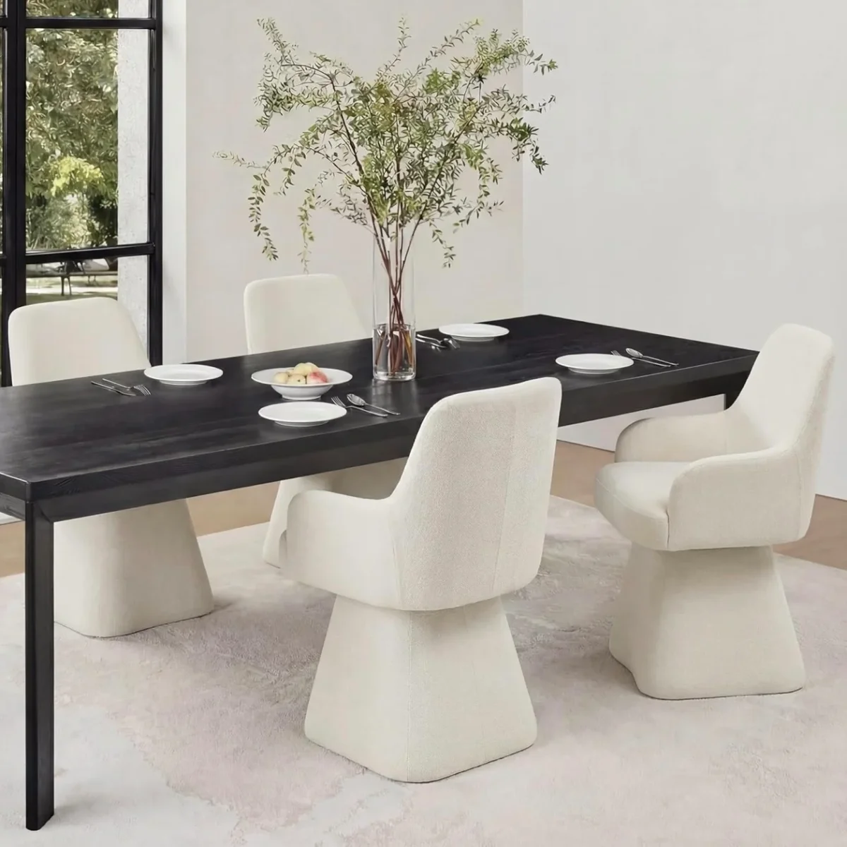 Set De Sillas Arezzo Beige - Imagen 6