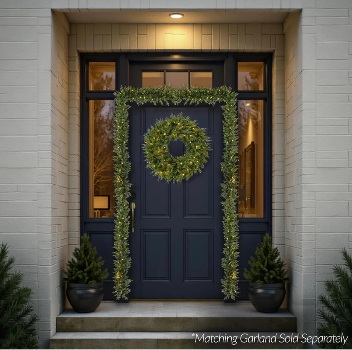 Corona De Navidad XL Cedar - Imagen 3