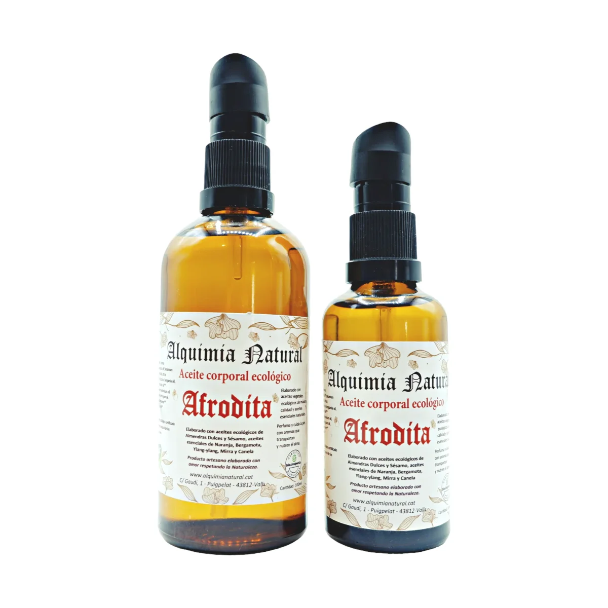AFRODITA, ACEITE CORPORAL ECO