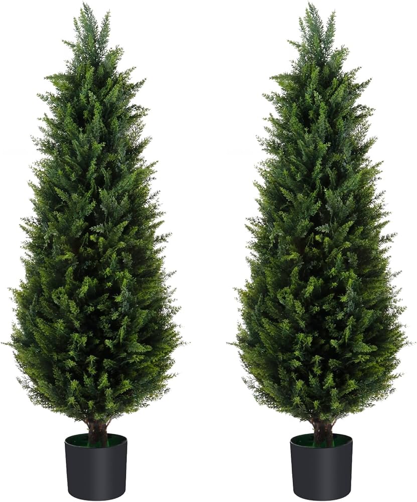 Set De 2 Arboles Topiarios Cedros - Imagen 7