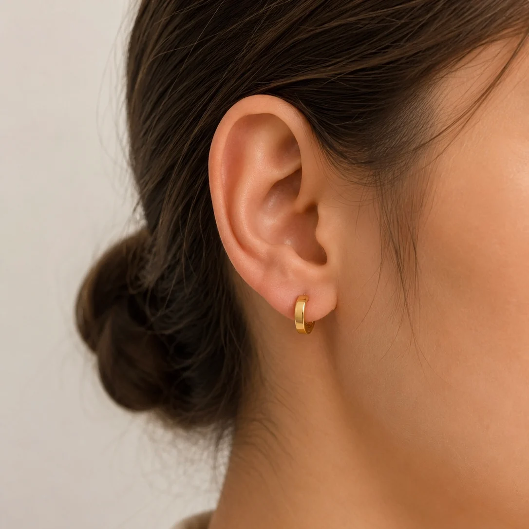 Aretes Mini Hoops - Imagen 3