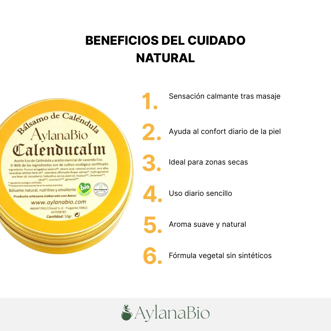 BALSAMO NATURAL DE CALENDULA Y LAVANDA "CALENDUCALM" - Imagen 5