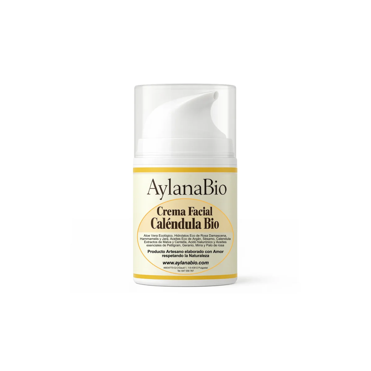 CREMA FACIAL PIEL SENSIBLE CALÉNDULA BIO