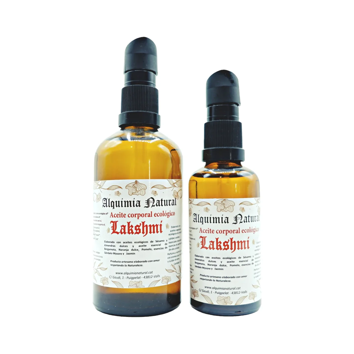 LAKSHMI, ACEITE CORPORAL ECO