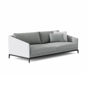 Ikon Three Seater Sofa With Wood Leg