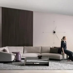 Ikon Sectional Sofa With Wood Leg