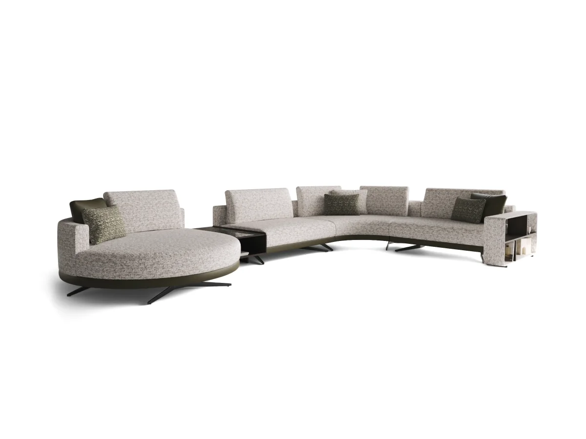 Mix Round Corner Sofa - Imagen 4