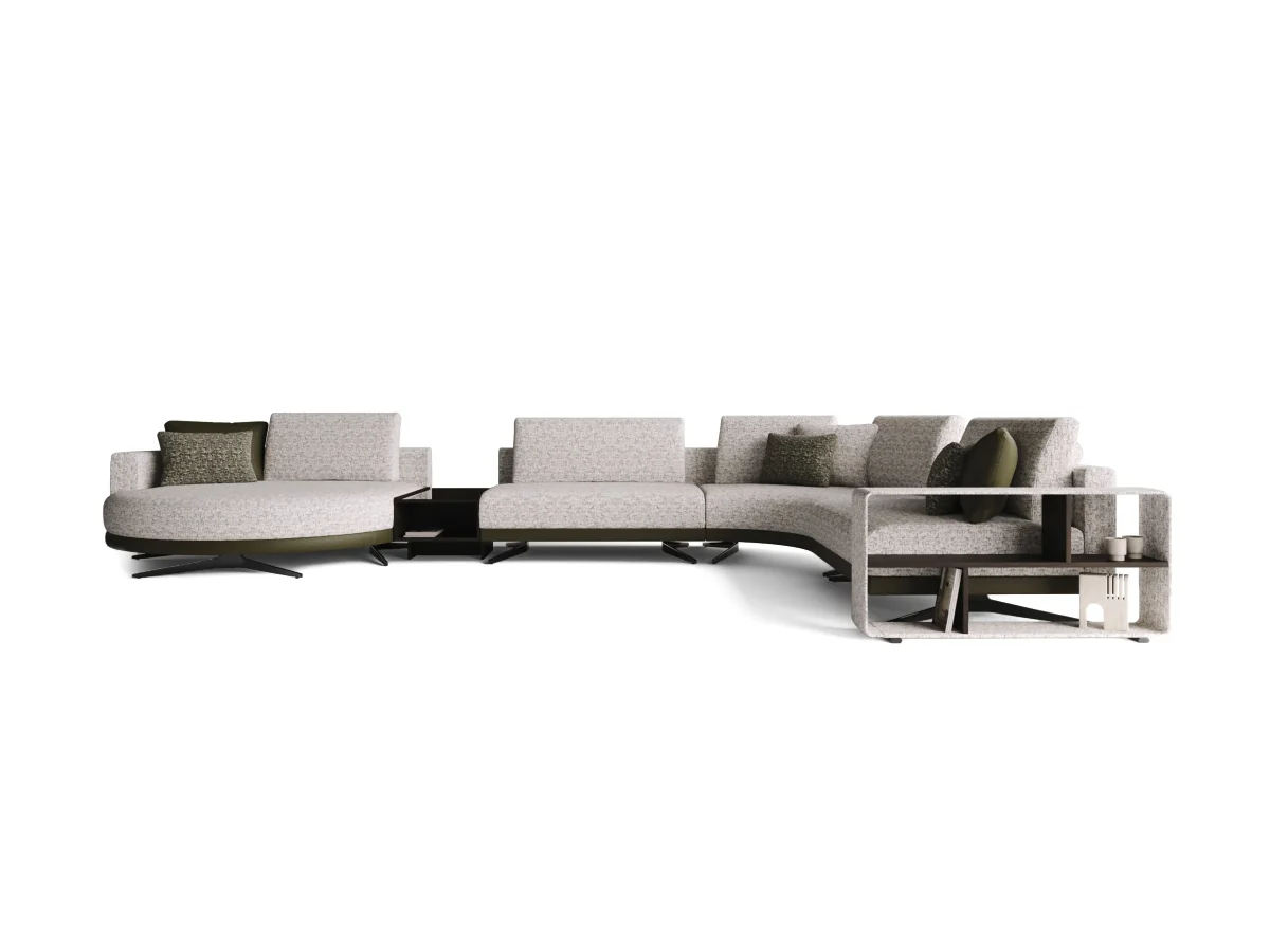 Mix Round Corner Sofa - Imagen 5