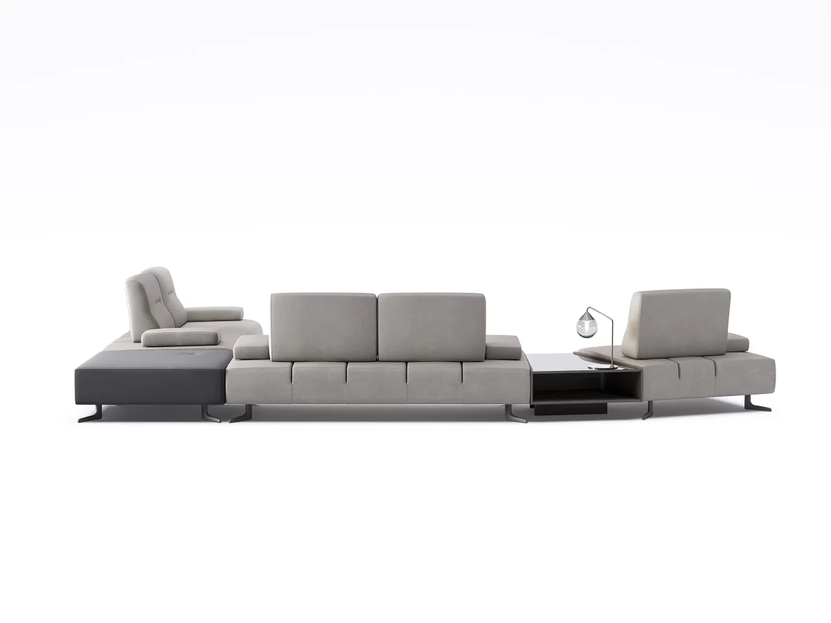 Panna Corner Sofa with Integrated Table - Imagen 6