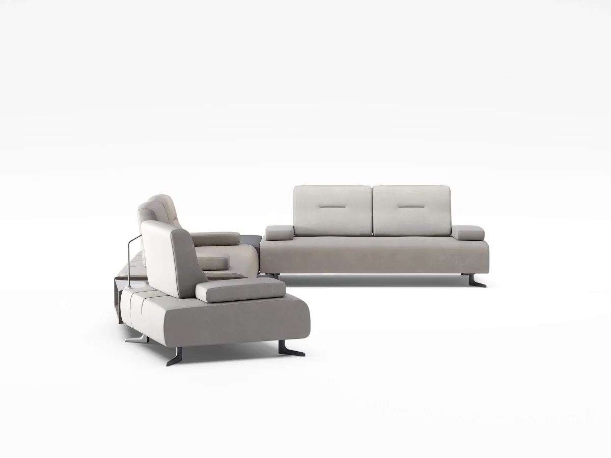Panna Corner Sofa with Integrated Table - Imagen 4
