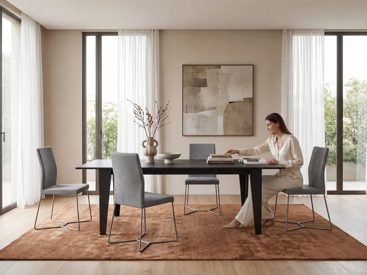Terra Extendable Wood Table - Imagen 2