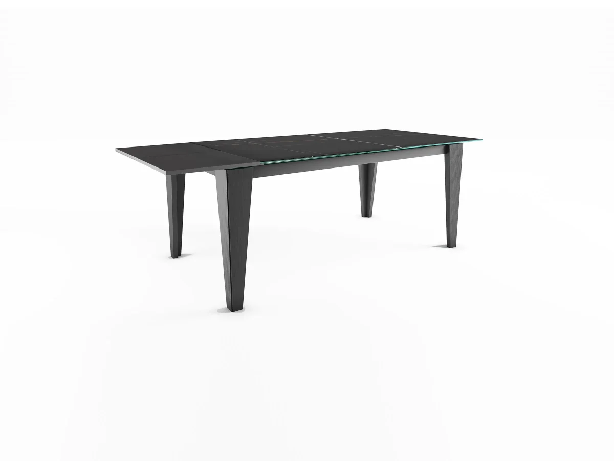 Terra Ceramic / Glass Extendable Table - Imagen 4