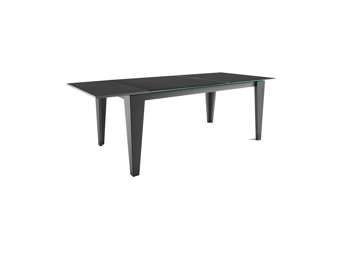 Terra Ceramic / Glass Extendable Table - Imagen 5